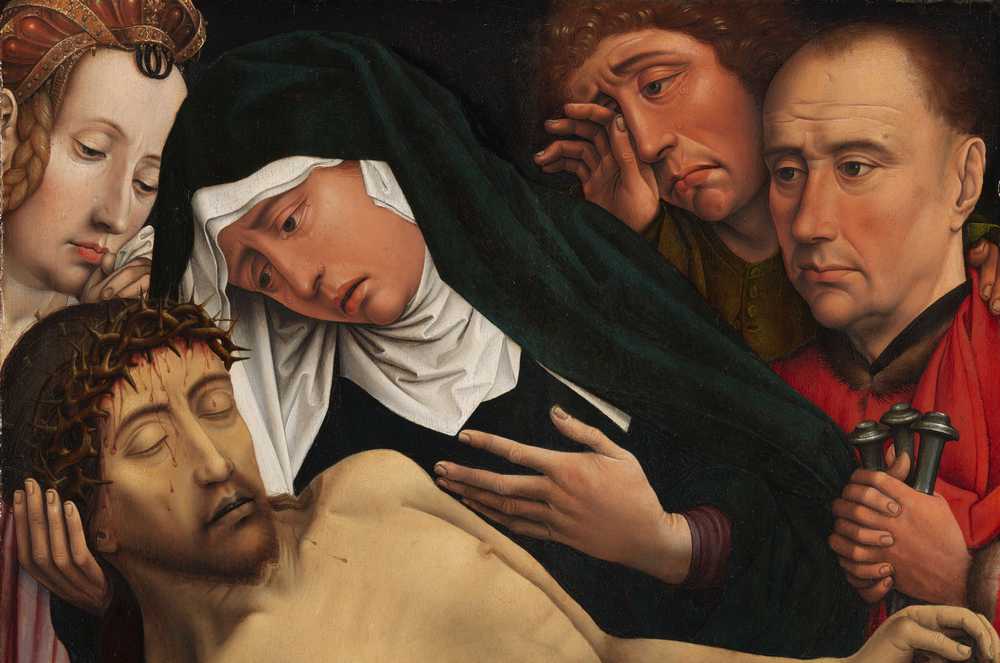 Bewening van Christus - schilderij door Colijn de Coter, ca. 1504 - Amsterdam, Rijksmuseum