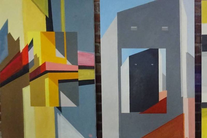 Schilderij Kunstwandelroute 2021 (detail)