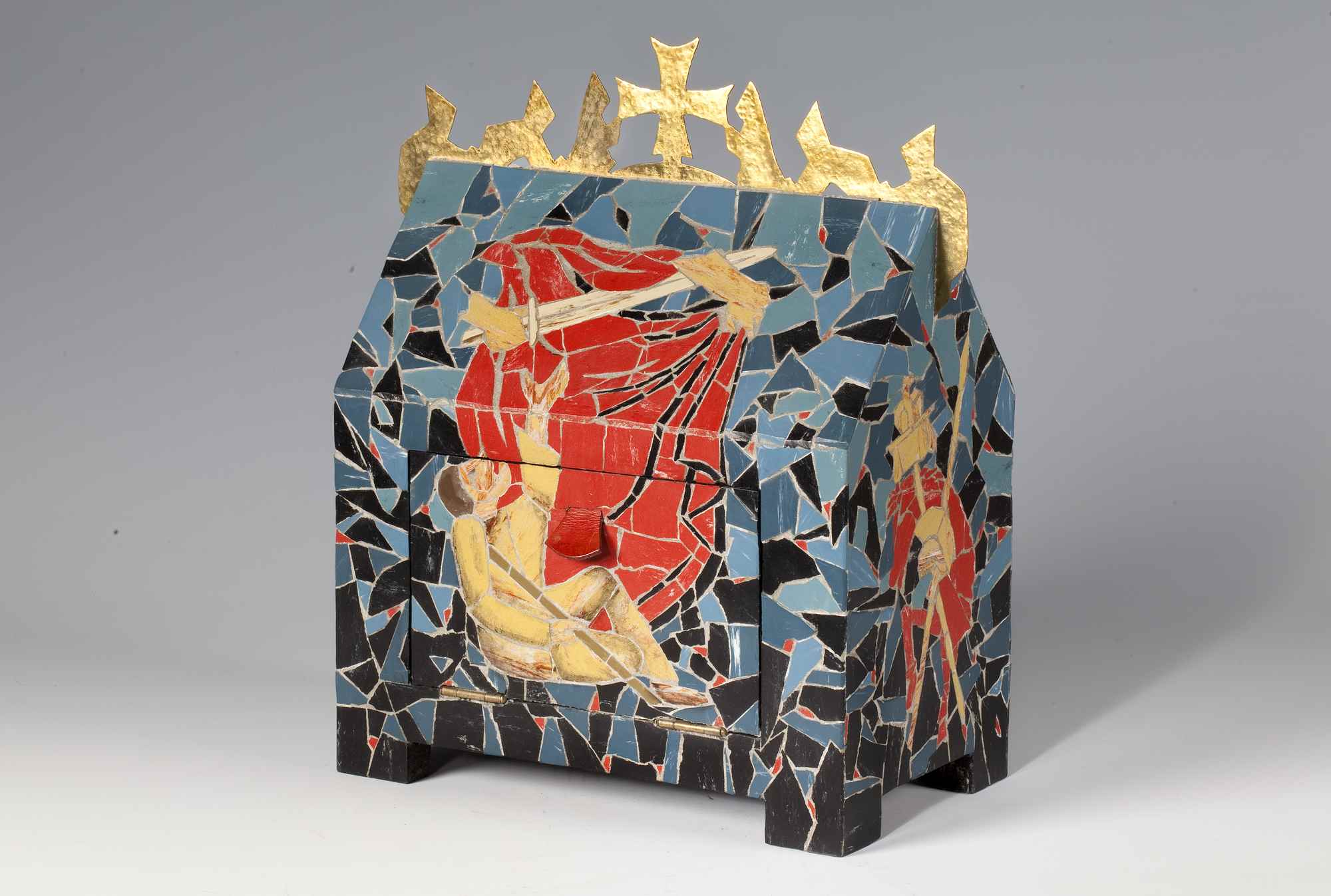 Moderne reliekschrijn Sint Maarten